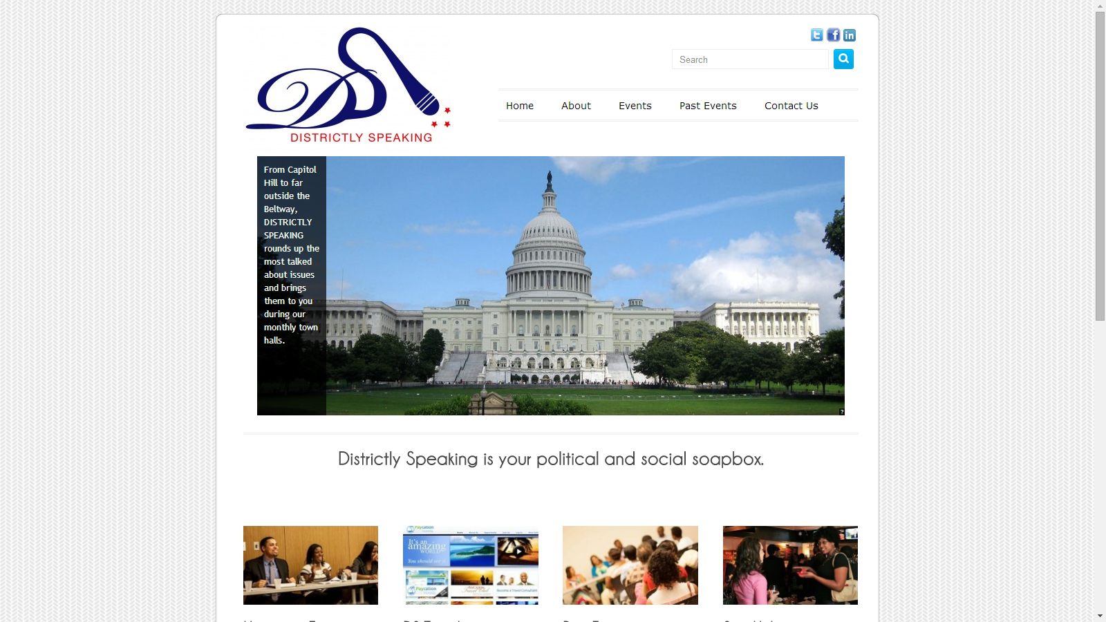 Districtly Speaking Original Site